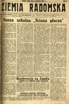 Ziemia Radomska, 1932, R. 5, nr 96