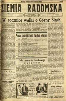 Ziemia Radomska, 1932, R. 5, nr 100