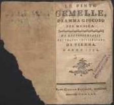 Le finte gemelle : drama giocoso per musica [...]