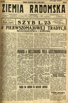 Ziemia Radomska, 1932, R. 5, nr 102