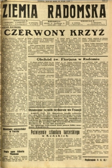 Ziemia Radomska, 1932, R. 5, nr 105