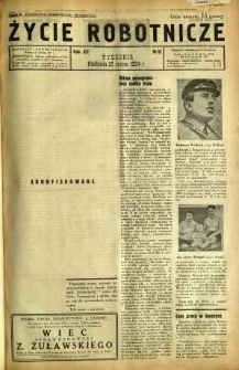 Życie Robotnicze, 1934, R. 12, nr 15