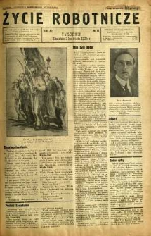 Życie Robotnicze, 1934, R. 12, nr 17