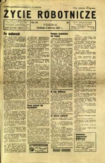 Życie Robotnicze, 1934, R. 12, nr 29