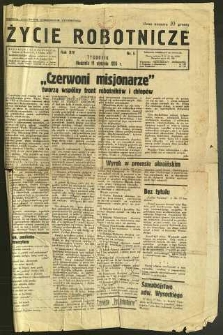 Życie Robotnicze, 1936, R. 14, nr 5