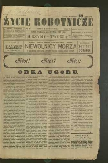 Życie Robotnicze, 1927, R. 5, nr 21