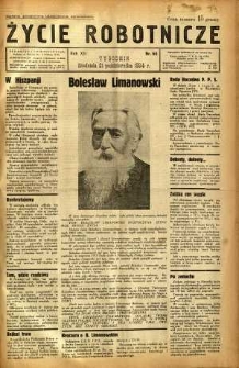 Życie Robotnicze, 1934, R. 12, nr 56