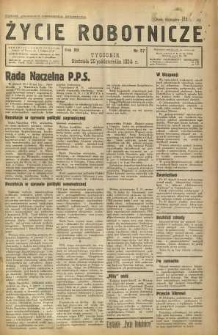 Życie Robotnicze, 1934, R. 12, nr 57