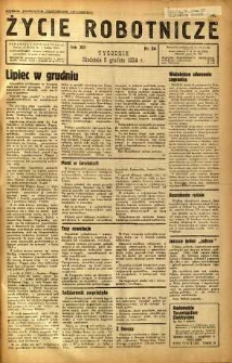 Życie Robotnicze, 1934, R. 12, nr 64