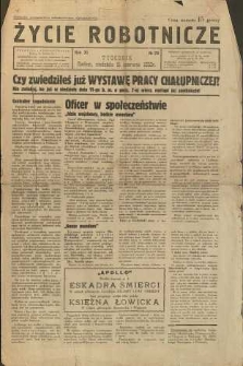 Życie Robotnicze, 1933, R. 11, nr 29