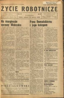 Życie Robotnicze, 1933, R. 11, nr 32