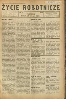 Życie Robotnicze, 1933, R. 11, nr 49