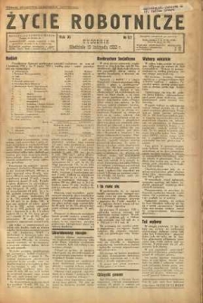 Życie Robotnicze, 1933, R. 11, nr 62
