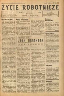 Życie Robotnicze, 1933, R. 11, nr 66