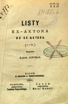 Listy ex-aktora do ex-aktora