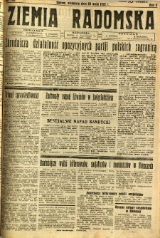 Ziemia Radomska, 1932, R. 5, nr 120