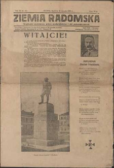 Ziemia Radomska, 1930, R. 3, nr 84