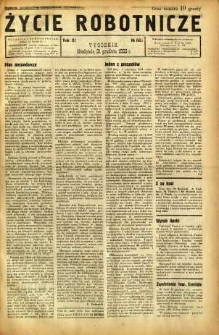 Życie Robotnicze, 1933, R. 11, nr 68b