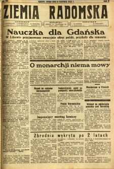 Ziemia Radomska, 1932, R. 5, nr 128