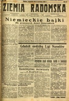 Ziemia Radomska, 1932, R. 5, nr 129