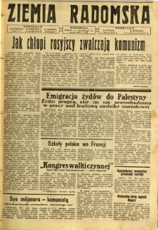 Ziemia Radomska, 1932, R. 5, nr 143
