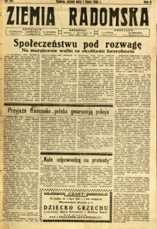 Ziemia Radomska, 1932, R. 5, nr 147