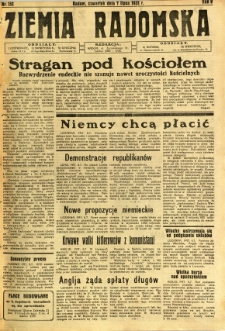 Ziemia Radomska, 1932, R. 5, nr 152