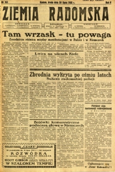 Ziemia Radomska, 1932, R. 5, nr 163