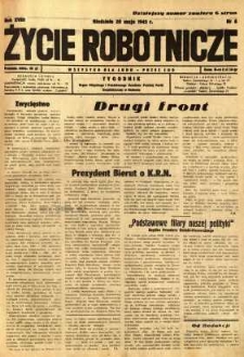Życie Robotnicze, 1945, R. 18, nr 8