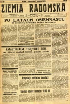 Ziemia Radomska, 1932, R. 5, nr 180
