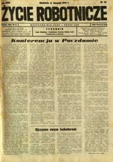 Życie Robotnicze, 1945, R. 18, nr 20