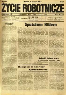 Życie Robotnicze, 1945, R. 18, nr 27