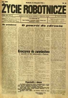 Życie Robotnicze, 1945, R. 18, nr 33