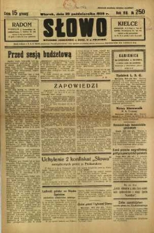 Słowo, 1929, R. 8, nr 250