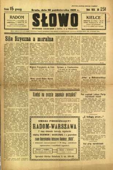 Słowo, 1929, R. 8, nr 251