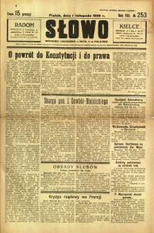 Słowo, 1929, R. 8, nr 253
