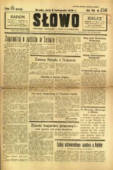 Słowo, 1929, R. 8, nr 256