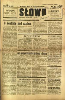 Słowo, 1929, R. 8, nr 261