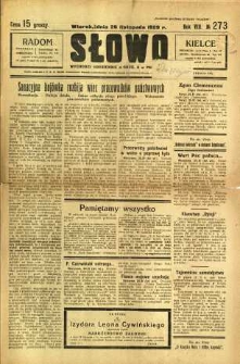Słowo, 1929, R. 8, nr 273