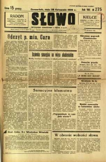 Słowo, 1929, R. 8, nr 275