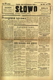 Słowo, 1929, R. 8, nr 276