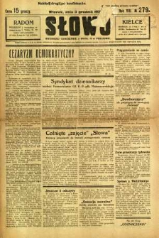 Słowo, 1929, R. 8, nr 279