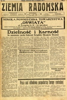 Ziemia Radomska, 1932, R. 5, nr 193