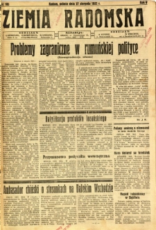Ziemia Radomska, 1932, R. 5, nr 195