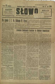 Słowo, 1930. R. 9, nr 130