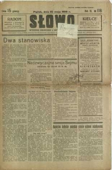 Słowo, 1930. R. 9, nr 118