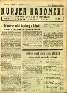 Kurier Radomski, 1940, R. 2, nr 13