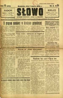 Słowo, 1930. R. 9, nr 51