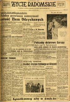 Życie Radomskie, 1947, nr 80