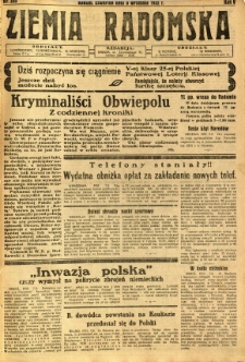 Ziemia Radomska, 1932, R. 5, nr 205